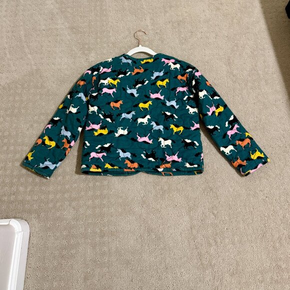 Hanna Andersson Quilted Flannel Unicorn Jacket, size 8 years - Picture 12 of 12